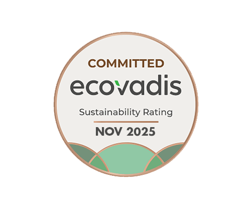 MCTechnics has been awarded the Committed EcoVadis medal.