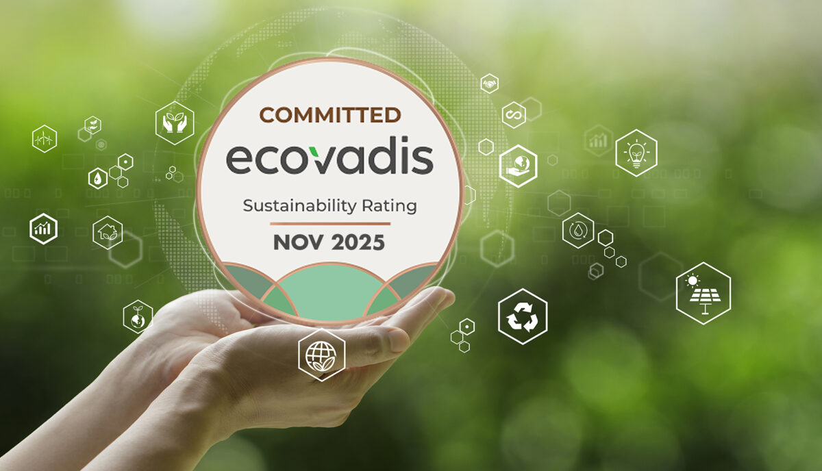 MCTechnics has been awarded the Committed EcoVadis medal.